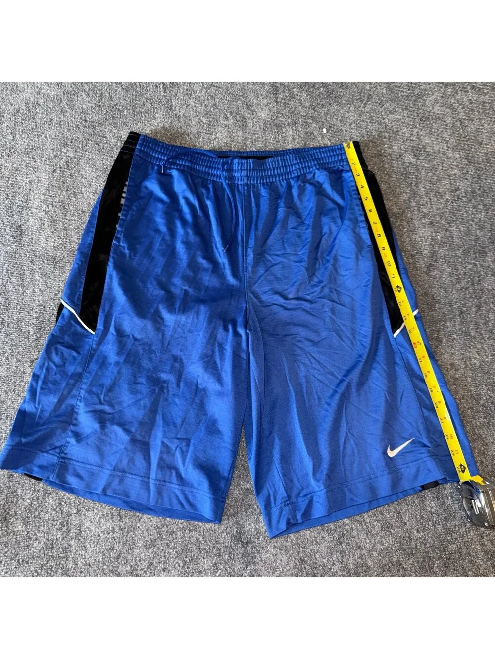 Nike Basketball Grail Blue Baggy Hoop Shorts Mens XL Vtg y2k 90s Rare